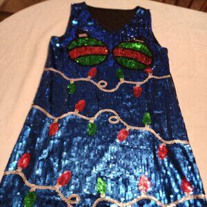 Sequined Holiday Dress